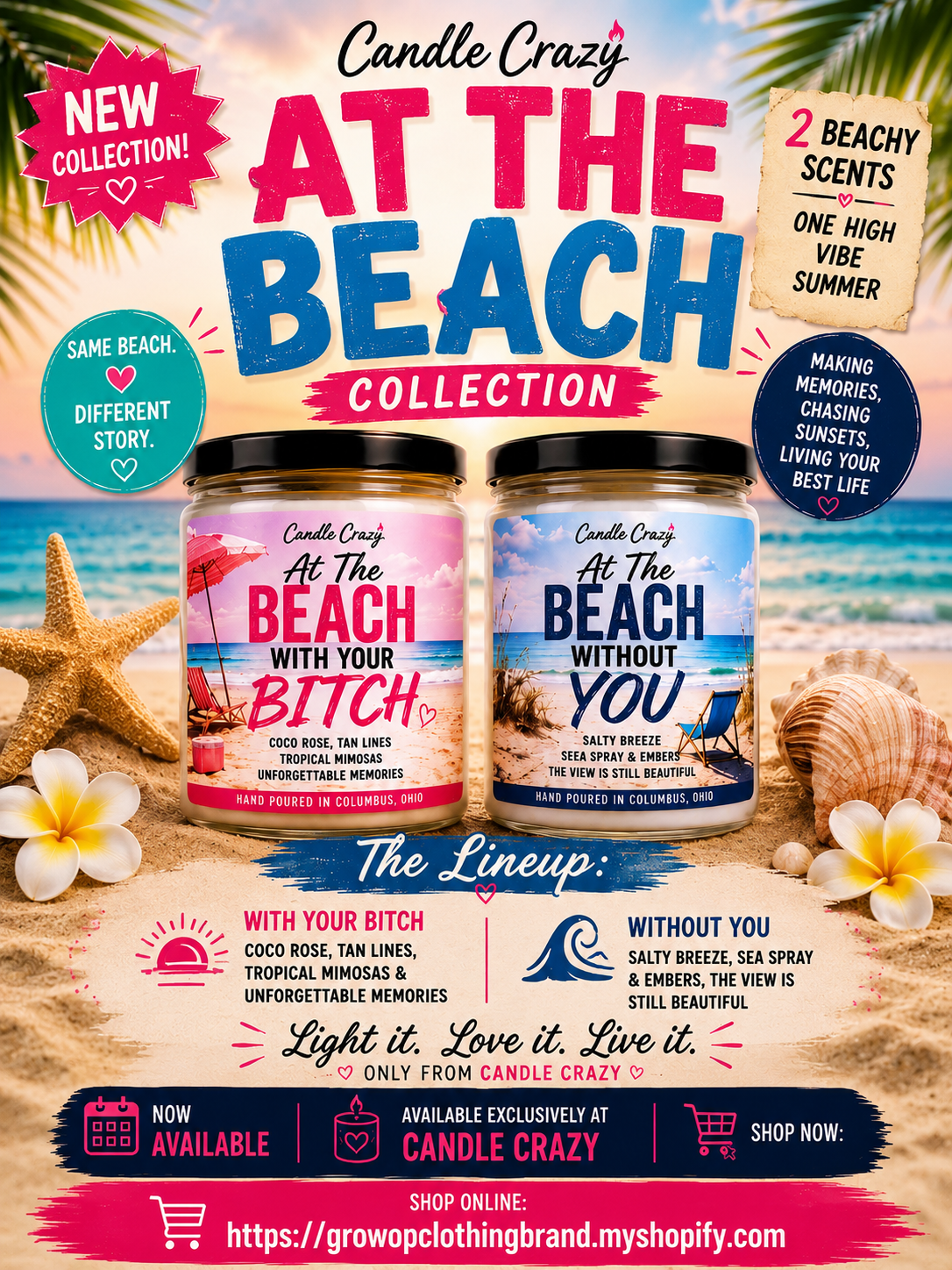 At The Beach with Candle Crazy