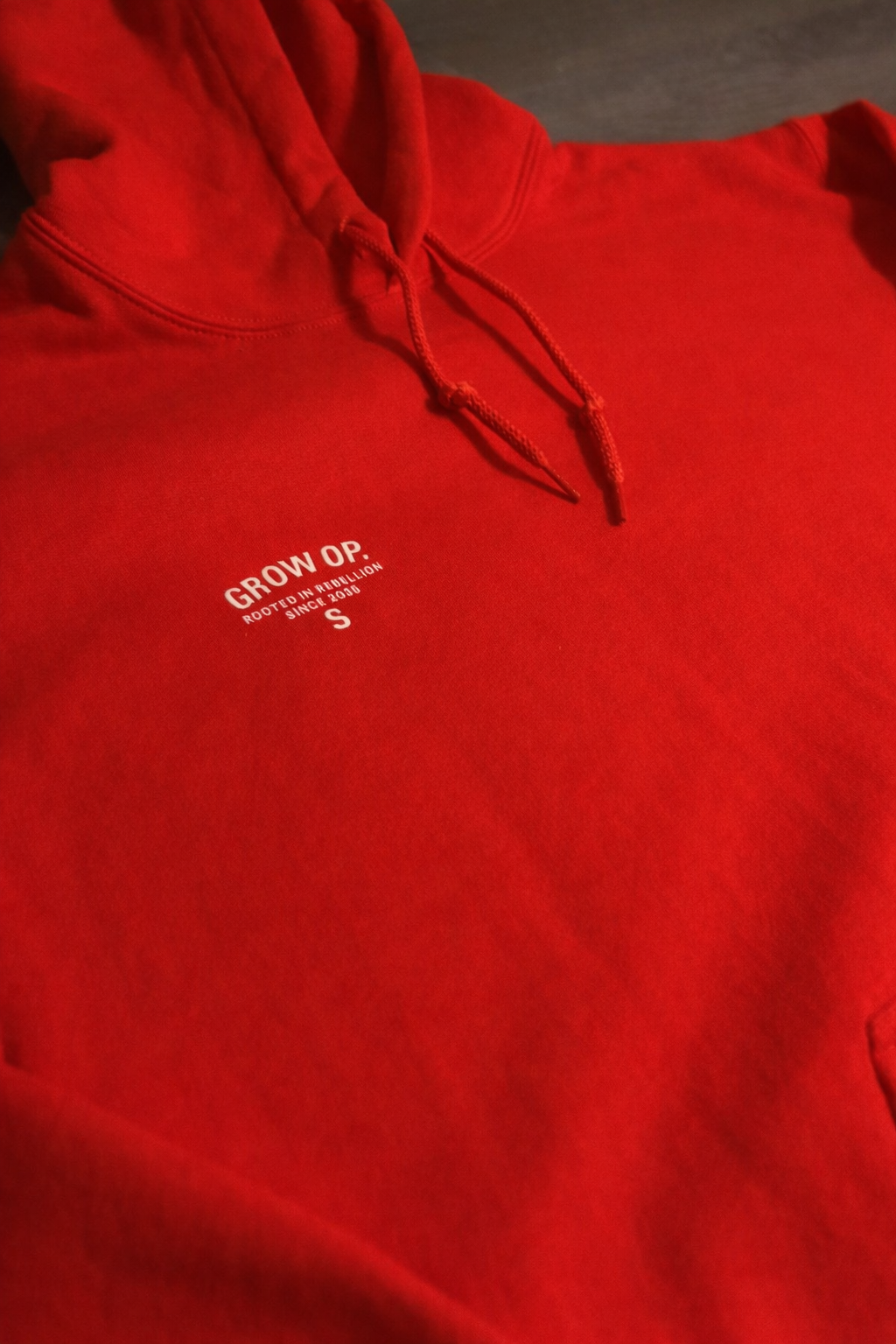 Grow Op. Rooted Hoodie – Red