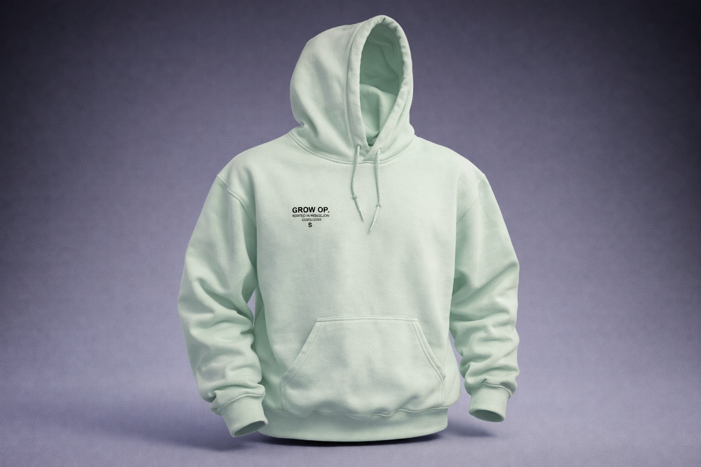 Grow Op. “Rooted in Rebellion” Hoodie – Mint