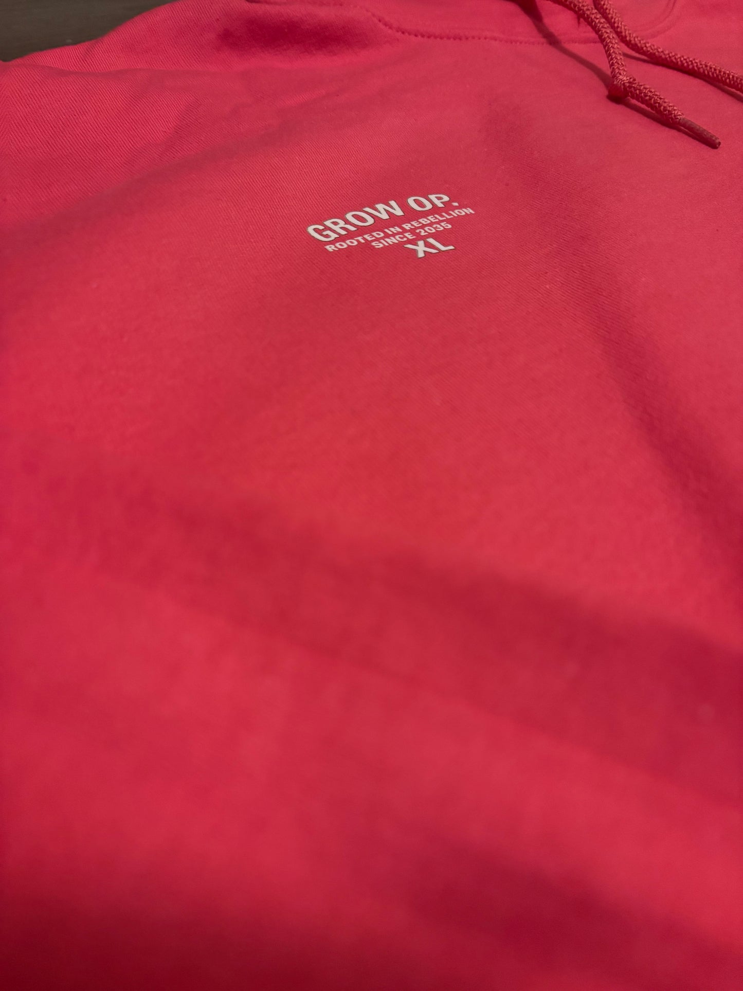 Grow Op. “Rooted in Rebellion” Hoodie – Hot Pink
