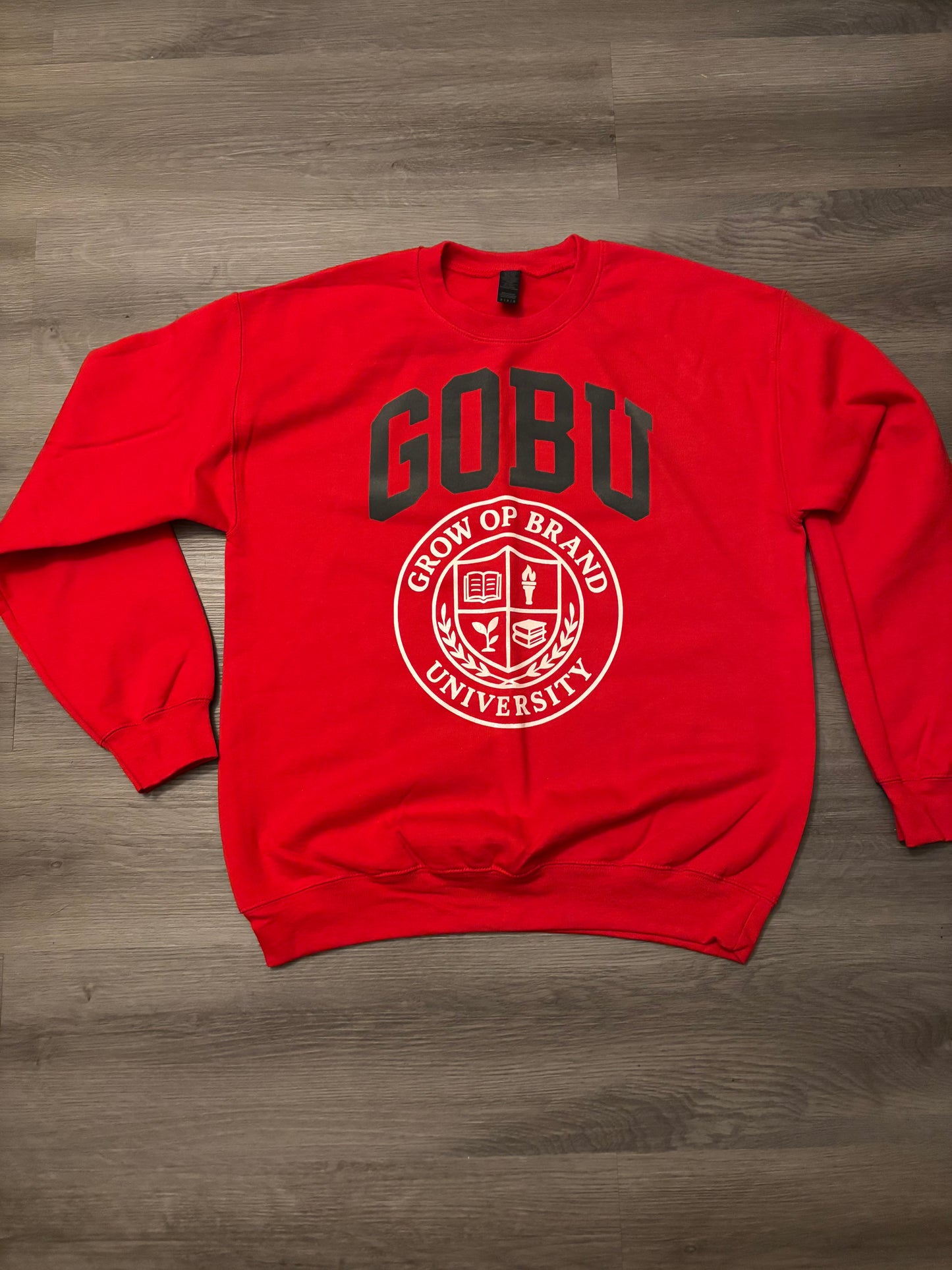 GOBU Collegiate Crewneck (Scarlet Edition)