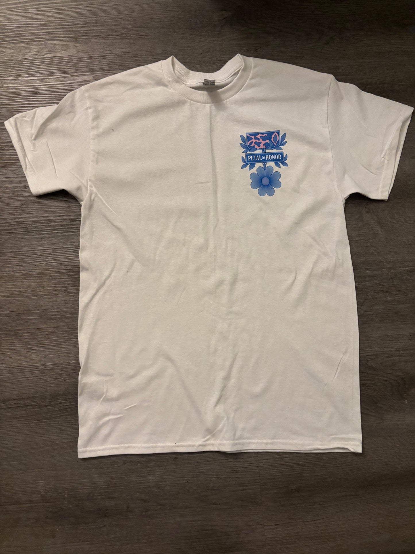 Petal of Honor Tee (Blue Bloom Edition)