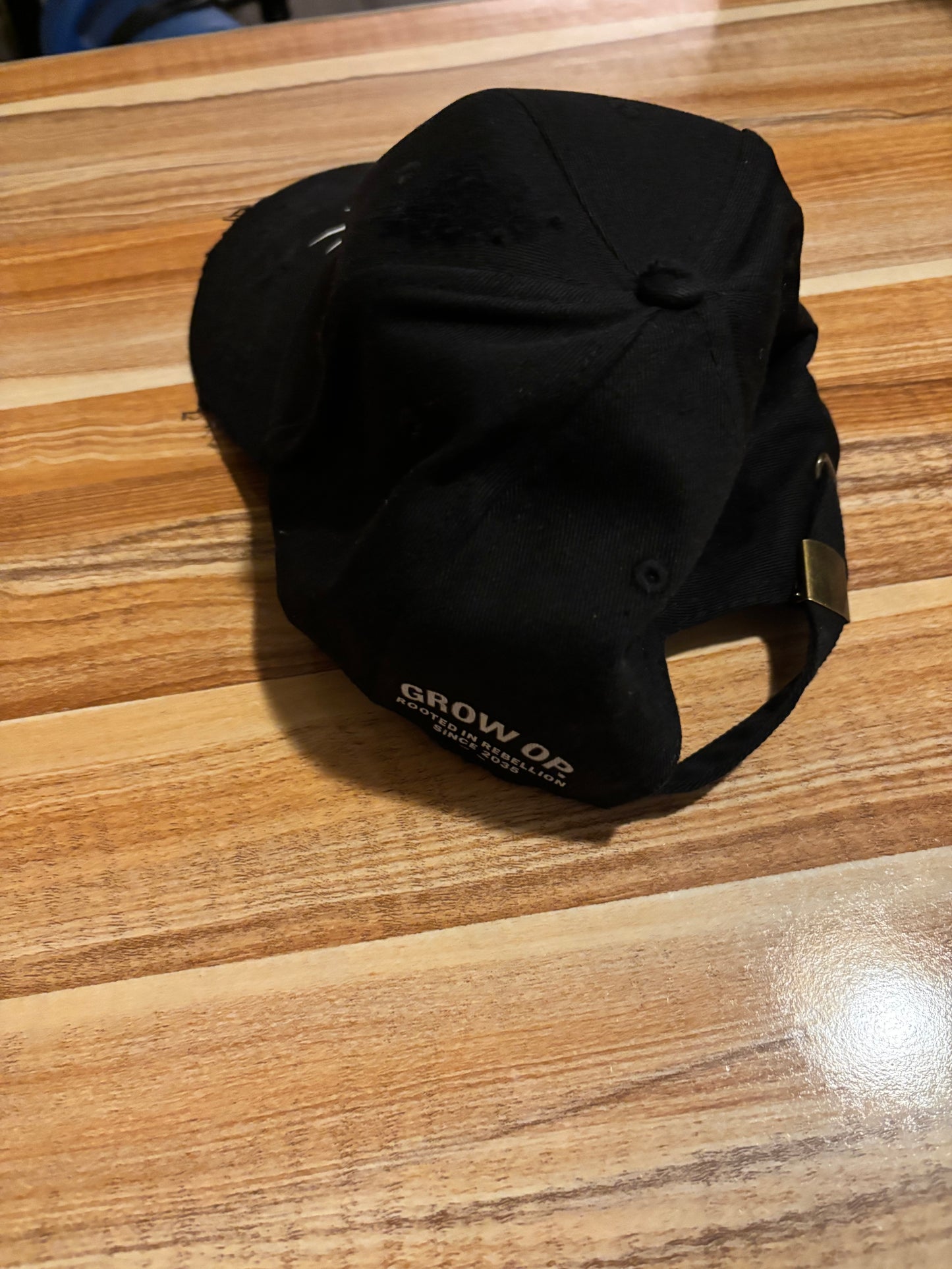 GROW OP — Rooted In Rebellion Distressed Dad Hat