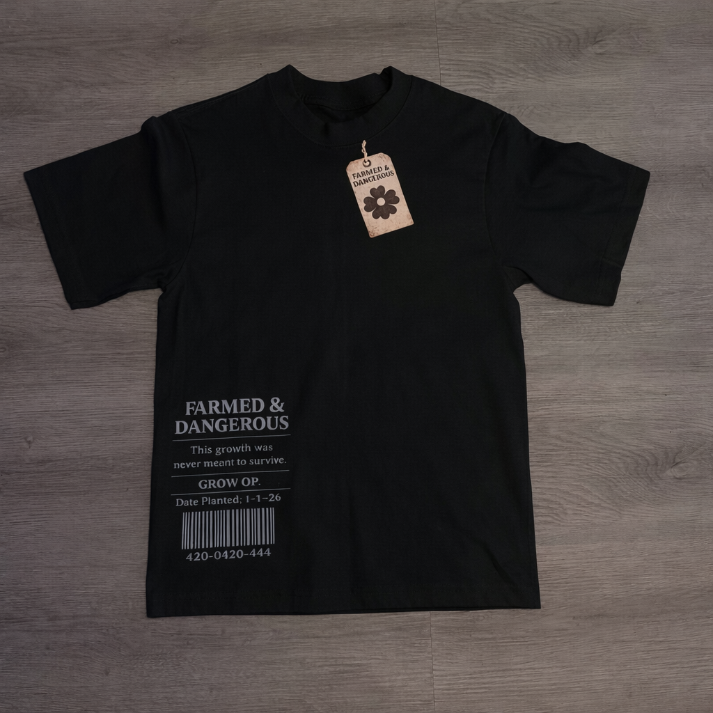 🌱 FARMED & DANGEROUS Box Crop Tee