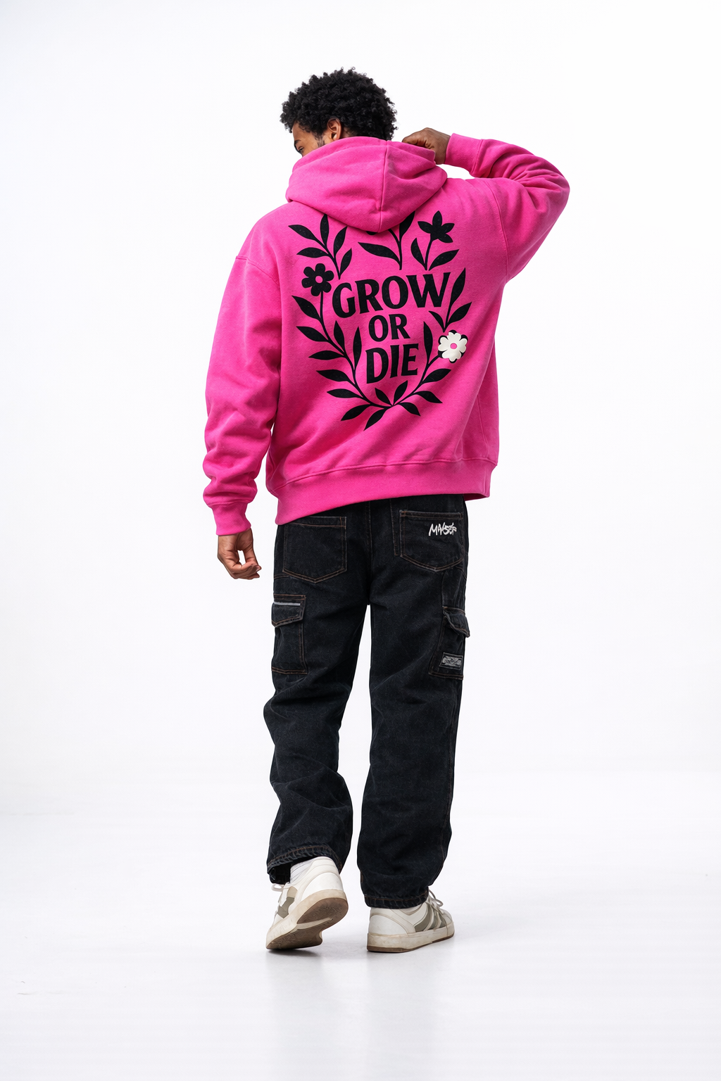 Grow or Die Hoodie – Hot Pink Edition