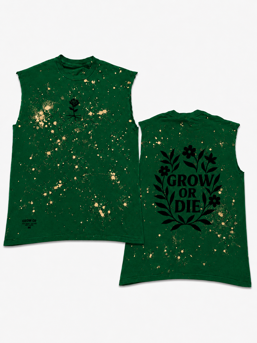 Grow Or Die™ Hand-Dyed Cutoff
Blackout