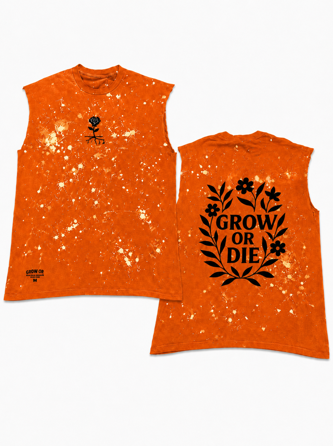 Grow Or Die™ Hand-Dyed Cutoff
Blackout