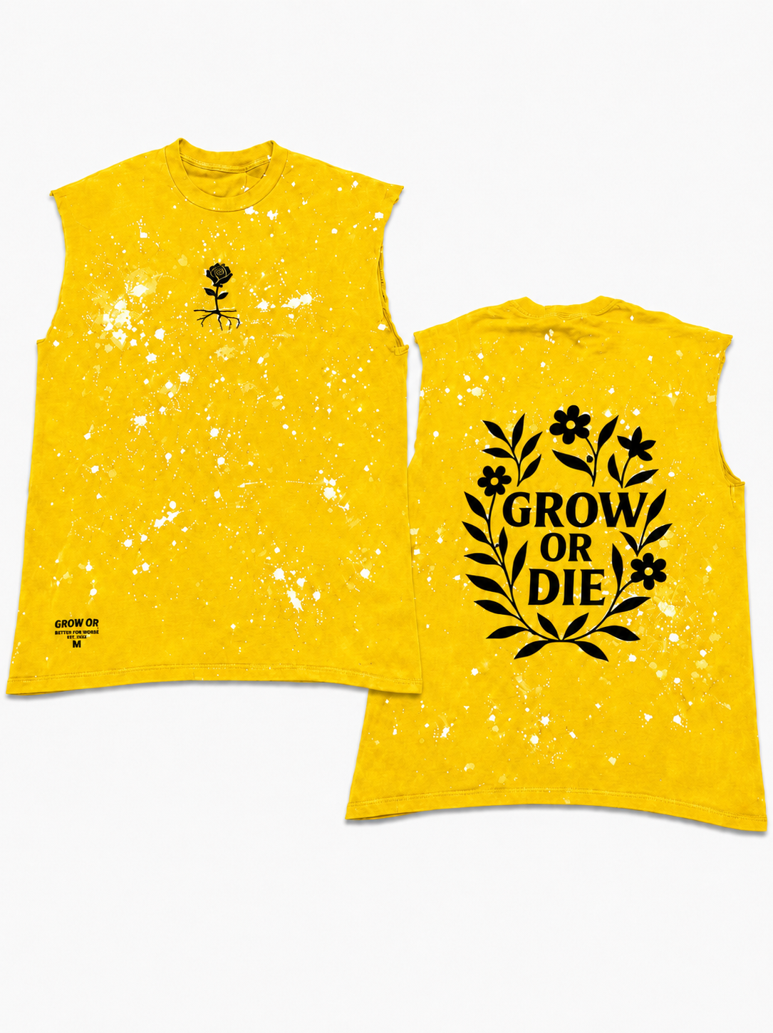Grow Or Die™ Hand-Dyed Cutoff
Blackout