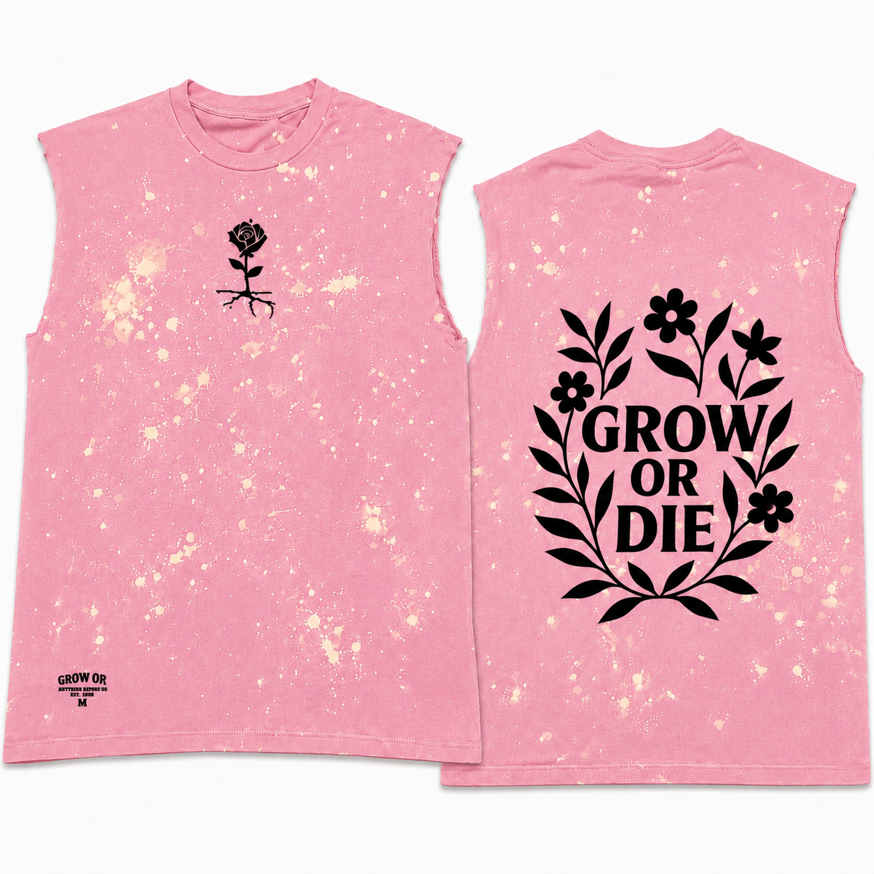 Grow Or Die™ Hand-Dyed Cutoff
Blackout