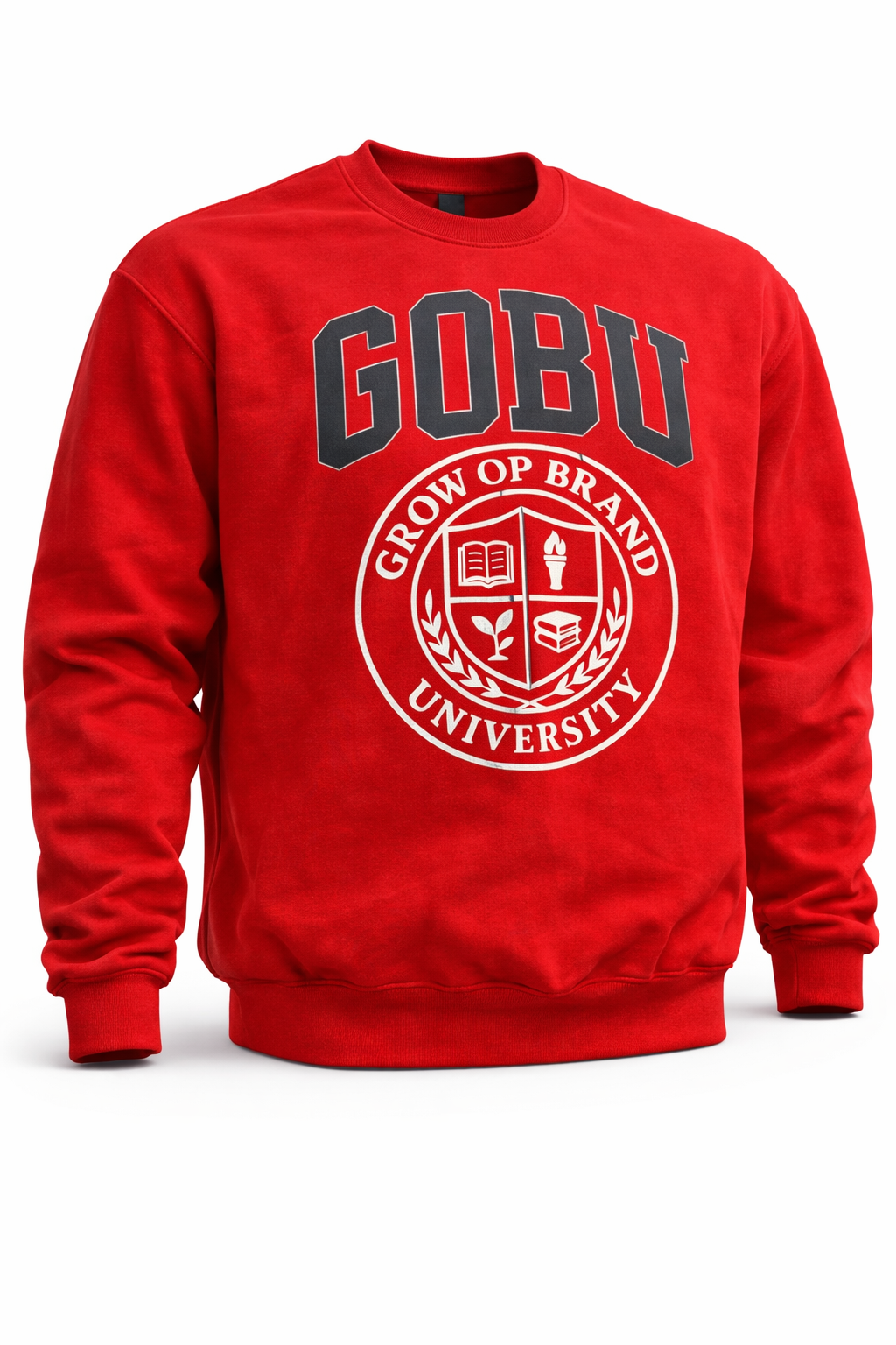 GOBU Collegiate Crewneck (Scarlet Edition)