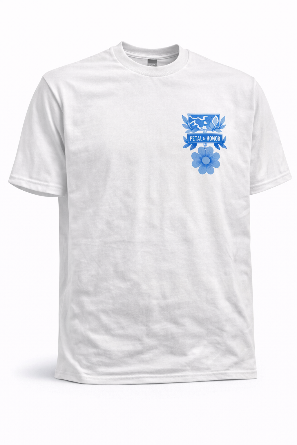 Petal of Honor Tee (Blue Bloom Edition)