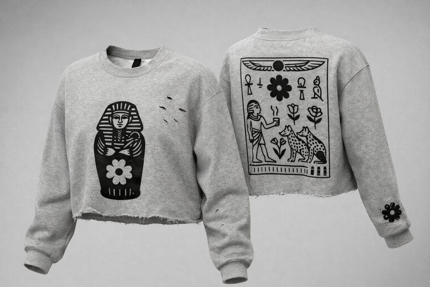 King Tut’s Tomb Cropped Crewneck