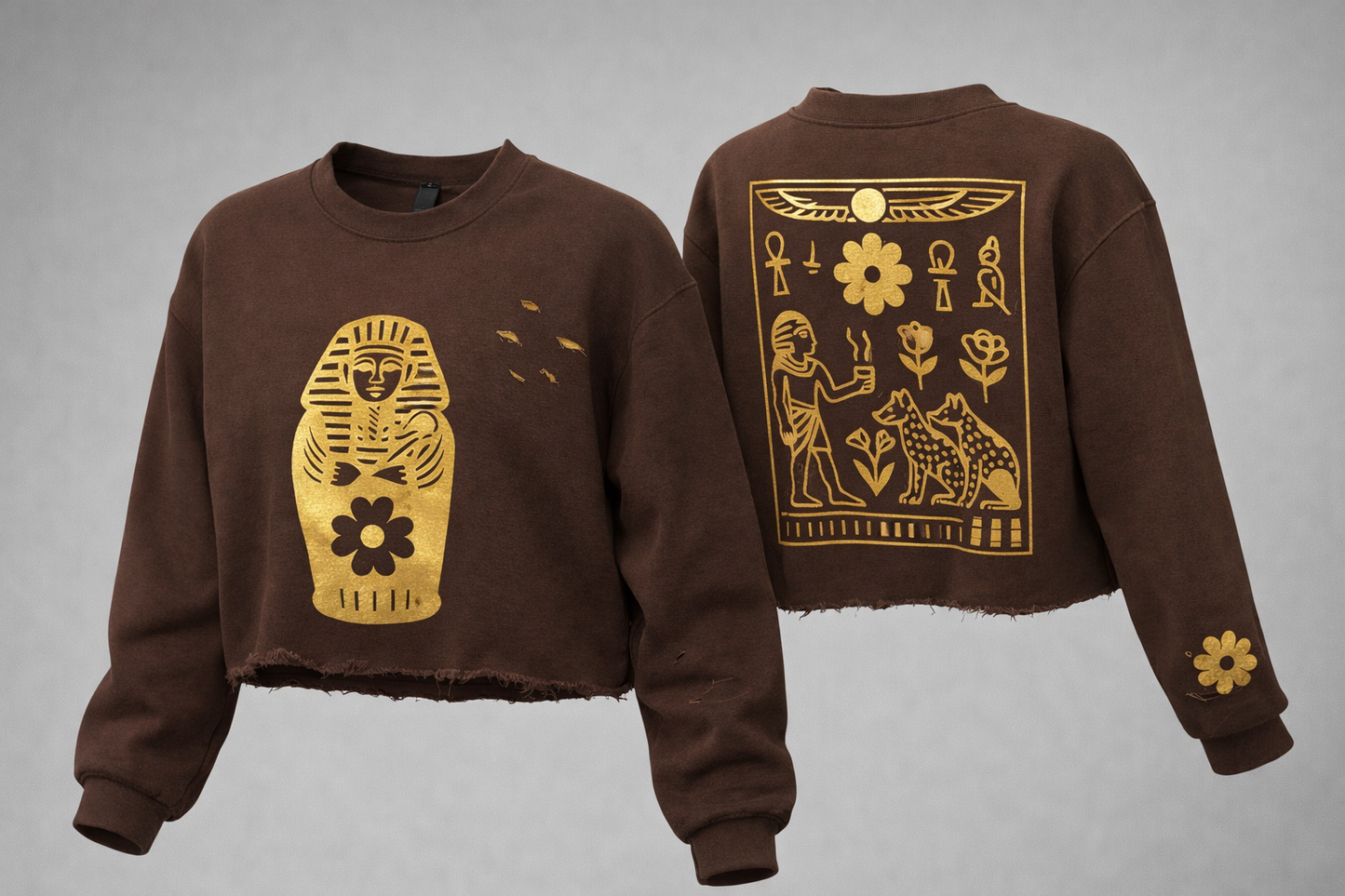 King Tut’s Tomb Cropped Crewneck
